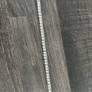 Elegant Silver Tennis Bracelet